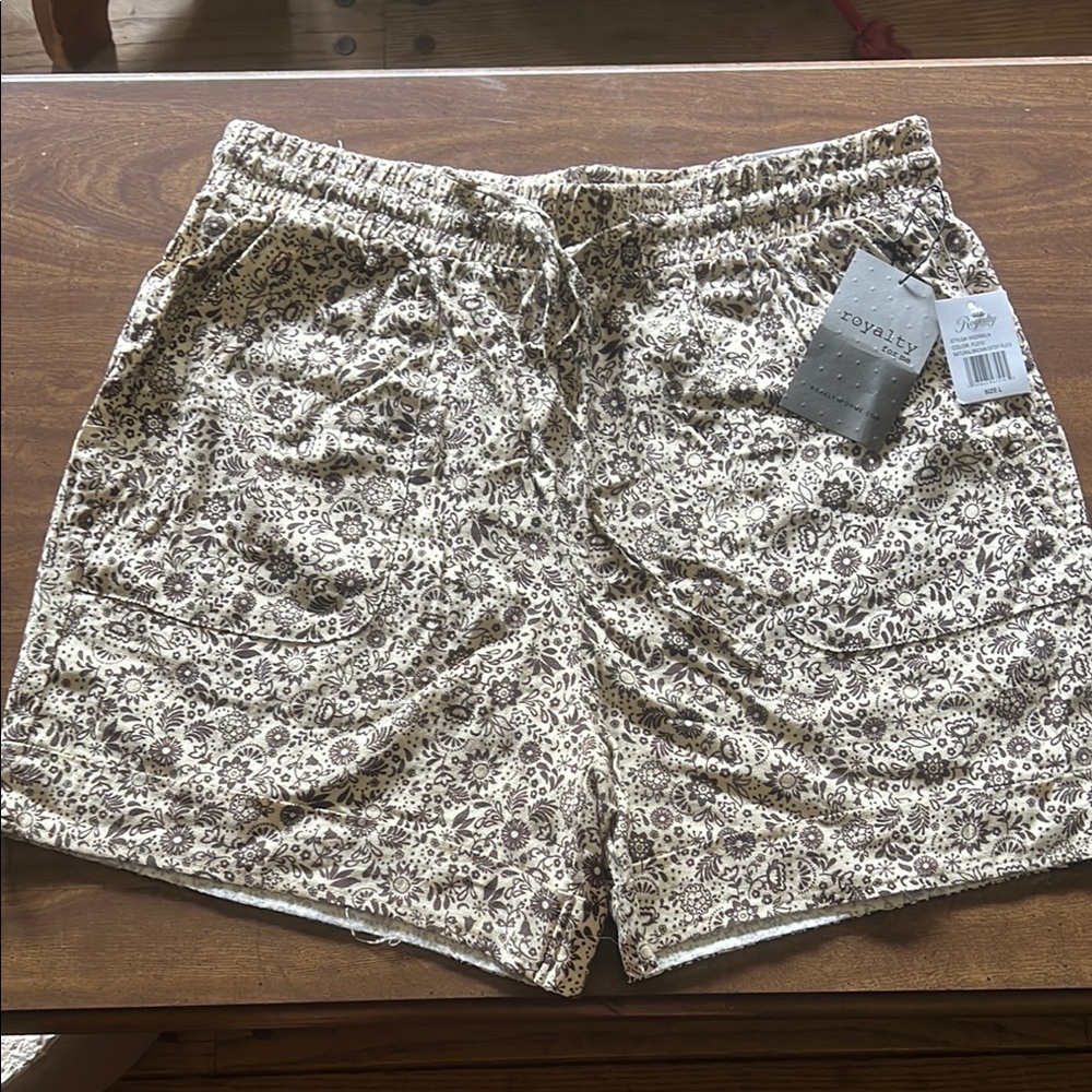 Royalty For Me shorts. NWT Pull On Draw String